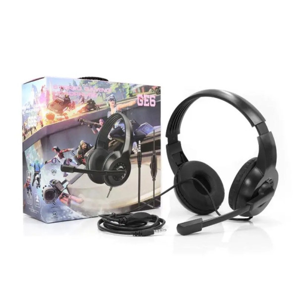 Игровые наушники проводные с микрофоном GE6
