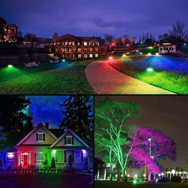 Прожектор SMART LED 25W IP66 RGB bluetooth с приложением