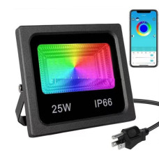 Прожектор SMART LED 25W IP66 RGB bluetooth с приложением