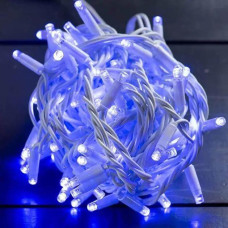 Гірлянда ВУЛИЦЯ 200LED RD-7055 (Провід-Білий) (Колір Синій)