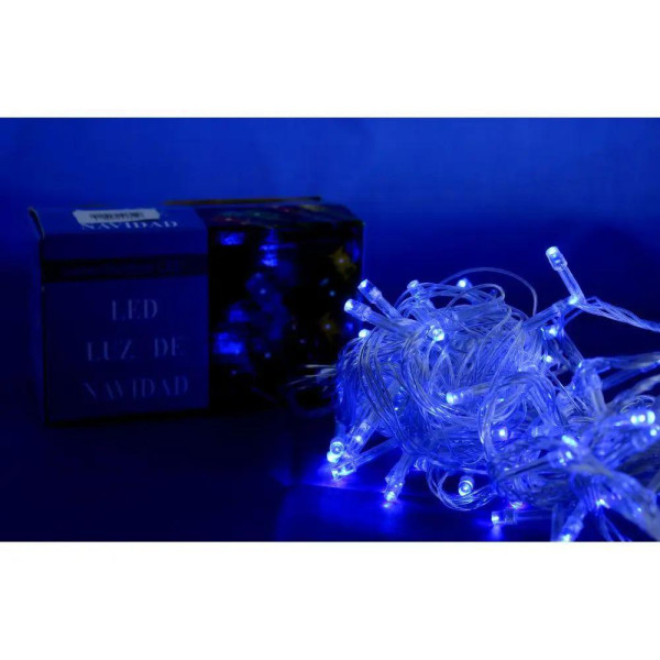 Гірлянда ВУЛИЦЯ 300LED RD-7058 (Провід-Білий) (Колір Синій)