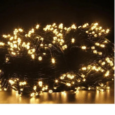 Гірлянда ВУЛИЦЯ 200LED RD-7062 (Провід-Чорний) (Колір Теплий)
