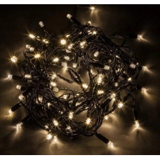 Гирлянда внутр. 100LED RD-7129 (9 м) (Провод-Чёрный) (Цвет Теплый)