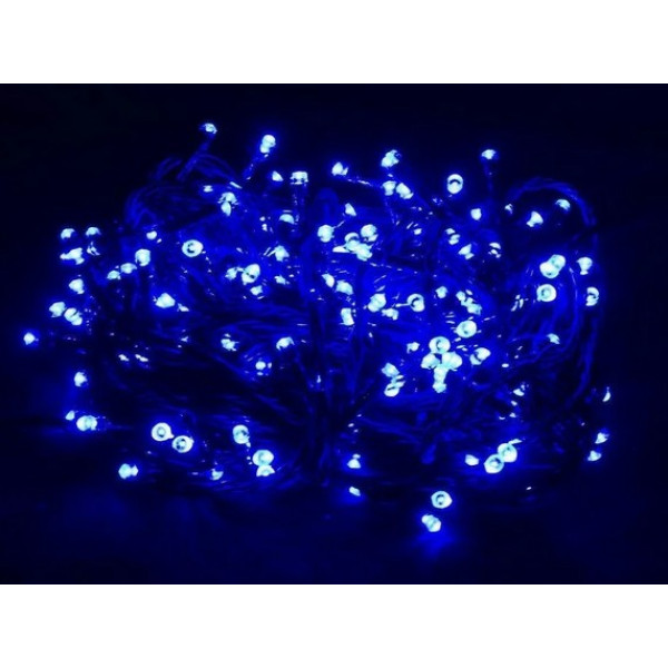 Гірлянда Діод 200LED RD-9029 (Провід-Чорний) (Колір-Синій)