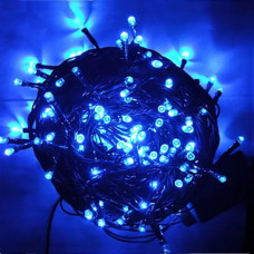 Гирлянда Диод 200LED RD-9029 (Провод-Чёрный) (Цвет-Синий)
