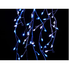 Гірлянда 200LED COPPER-WIRE-200B-2 (мідний дріт Кінський хвіст 2,0м) 10 ниток (синій)