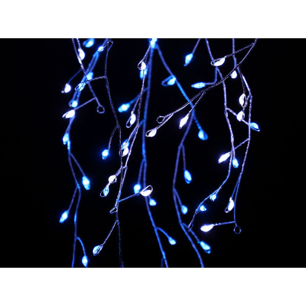 Гірлянда 300LED COPPER-WIRE-300B-2 (мідний дріт Кінський хвіст 3,0м) (синій) 