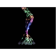 Гирлянда 400LED COPPER-WIRE-400M-8 медный провод Штора (2,0мХ2,0м Капля) (микс)