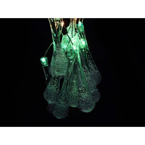 Гирлянда 400LED COPPER-WIRE-400M-8 медный провод Штора (2,0мХ2,0м Капля) (микс)