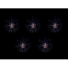 Гирлянда медная 500LED COPPER-WIRE-500M-7 (провод Штора 3,0мХ0,3м) (5 фейерверков) (микс)