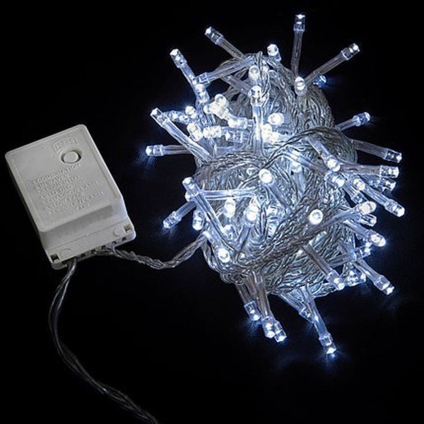 Гірлянда прозорий провід 200LED LED 200WW-1 (білий)