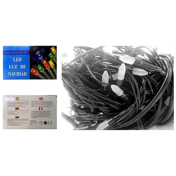 Гірлянда 300LED LED300W-3 (чорний провід) (матова лампа) (білий)