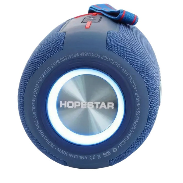 Музична Bluetooth колонка з вологозахисним та LED підсвічуванням Hopestar H49