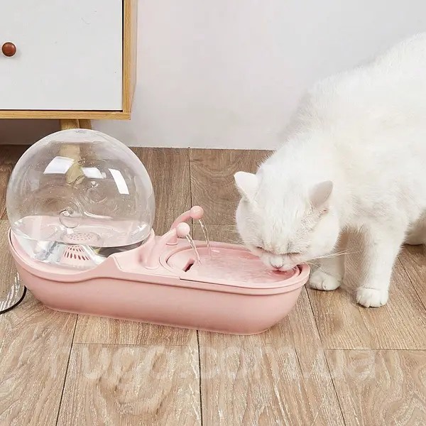 Автоматическая поилка для собак и кошек в виде улитки (USB) (4.5 л)