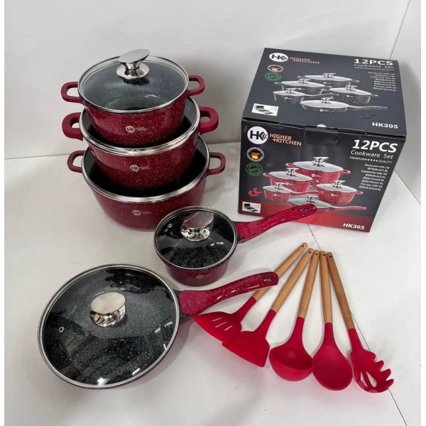 Набор посуды Higher Kitchen HK-305 (17 Предметов)