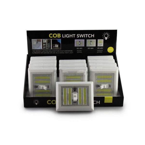 Cтационарный фонарик с тумблером BL 604 COB (цена за упаковку 12 шт)