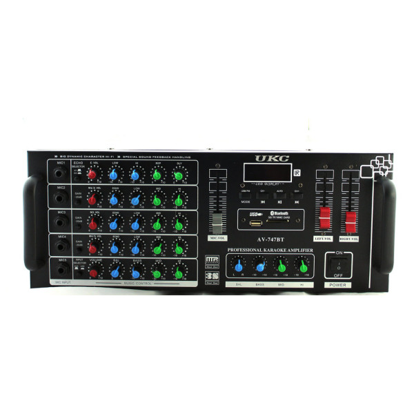 Усилитель звука UKC AMP 747 Bluetooth / USB / SD /MMC
