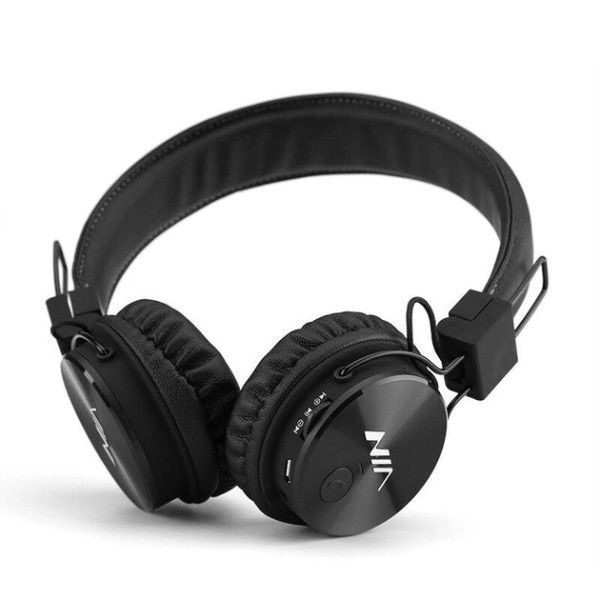 Бездротові блютуз навушники з мікрофоном Nia X3 (Чорні)