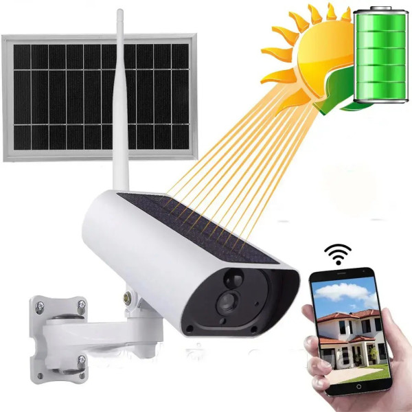 Камера відеоспостереження з сонячною панеллю, що працює через WI-FI Y9 i-Cam+ APP 2mp
