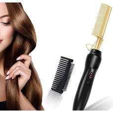 Универсальная расческа - утюжок для выпрямления волос high heat Brush