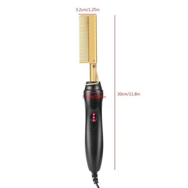 Универсальная расческа - утюжок для выпрямления волос high heat Brush