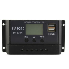 Контроллер заряда от солнечной батареи UKC DP-530A (30A)