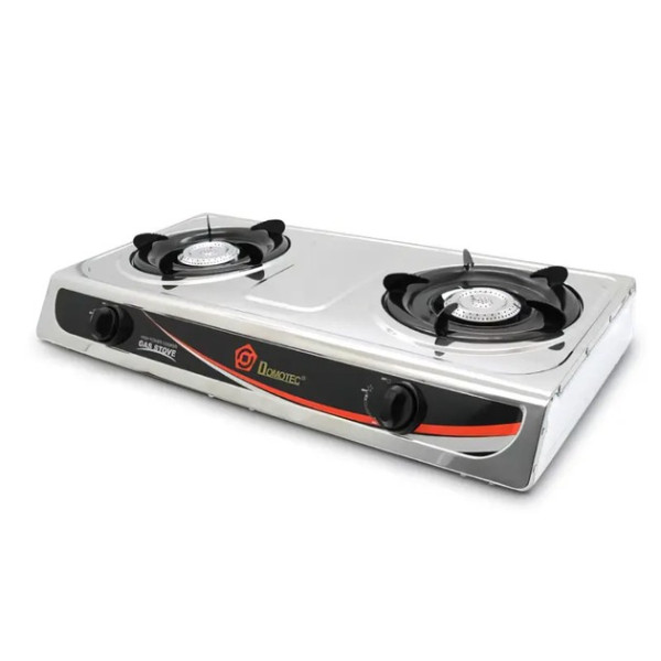 Газова плита з двома конфорками Steel Domotec MS 6606 (2,2кВт)