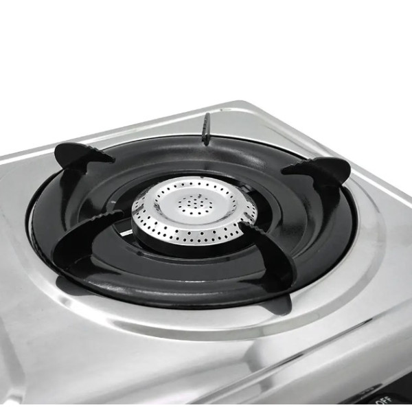 Газова плита з двома конфорками Steel Domotec MS 6606 (2,2кВт)