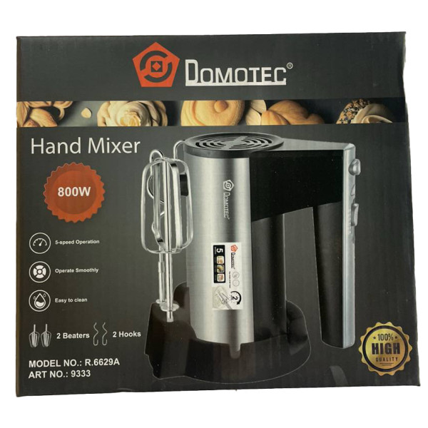 Ручний міксер Domotec R-6629A (800 Вт)