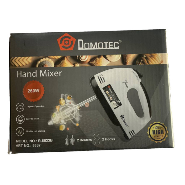 Ручной миксер Domotec R-6633B (260 Вт)