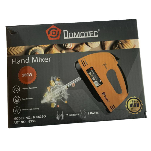 Ручной миксер Domotec R-6633B (260 Вт)