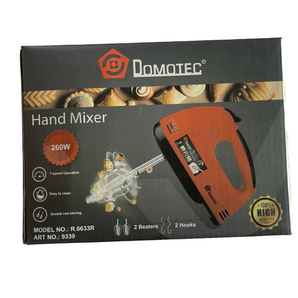 Ручной миксер Domotec R-6633B (260 Вт)