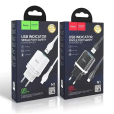 Зарядний пристрій з кабелем USB - Lightning Hoco N1 Ardent