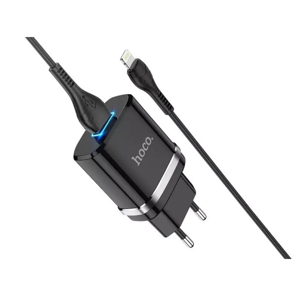Зарядний пристрій з кабелем USB - Lightning Hoco N1 Ardent