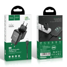 Зарядний пристрій з кабелем USB - Lightning Hoco N2 Vigour