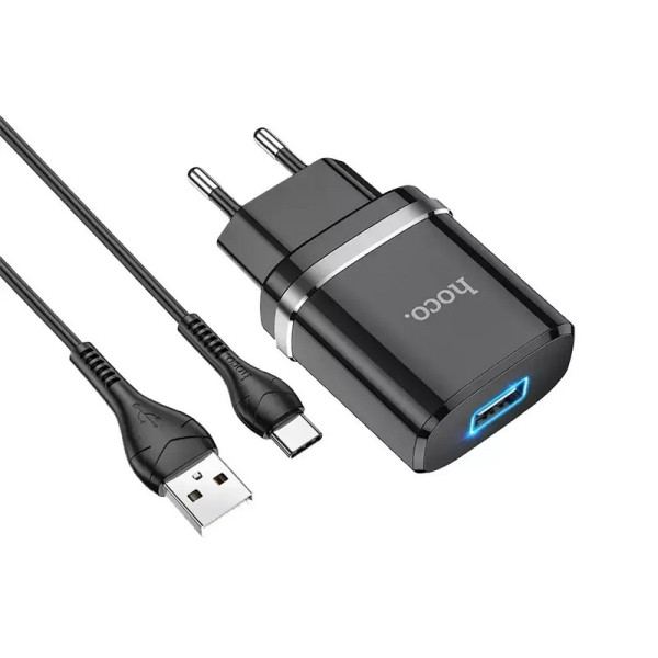 Зарядное устройство с кабелем USB - Type-C Hoco N1 Ardent