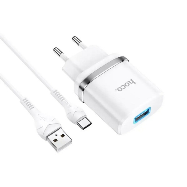 Зарядное устройство с кабелем USB - Type-C Hoco N1 Ardent