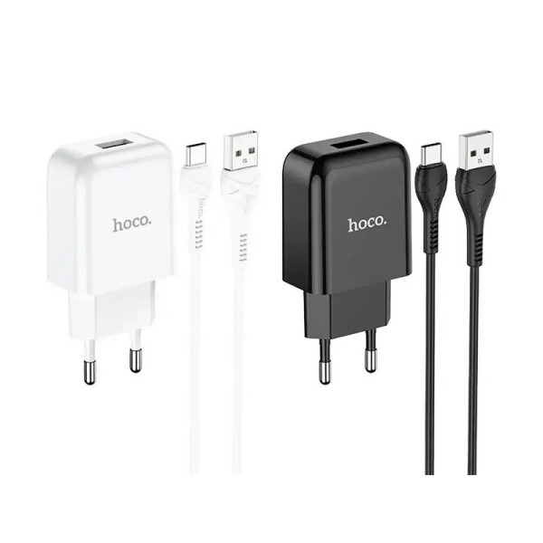 Зарядний пристрій з кабелем USB - Type-C Hoco N2 Vigour