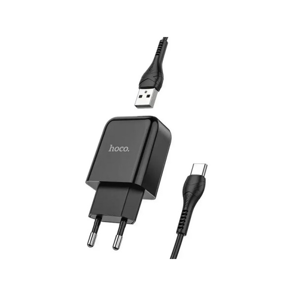 Зарядний пристрій з кабелем USB - Type-C Hoco N2 Vigour