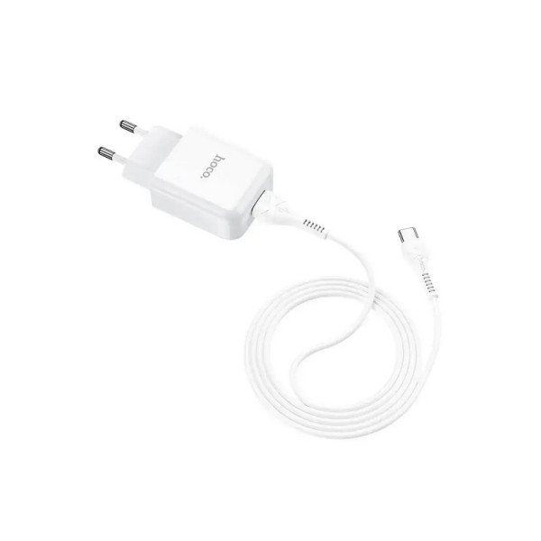 Зарядний пристрій з кабелем USB - Type-C Hoco N2 Vigour