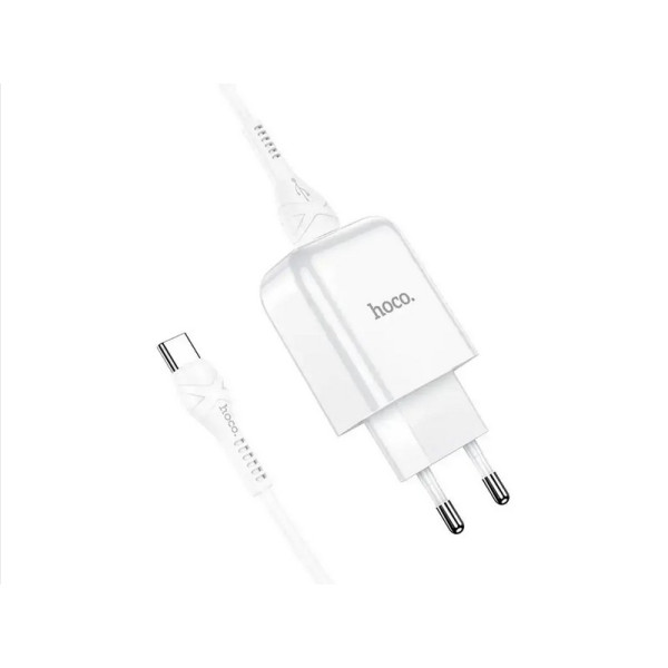 Зарядний пристрій з кабелем USB - Type-C Hoco N2 Vigour