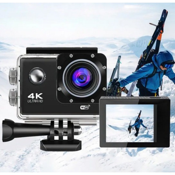 Экшн-камера с дисплеем UKC Action Sport Camera S2 4К/WIFI/microUSB/60fps