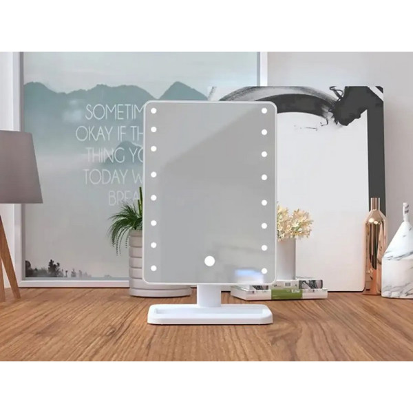 Косметичне дзеркало з LED підсвічуванням 22led