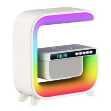 Ночник Light Sound Machine XM-G3, RGB ночник, часы, беспроводная зарядка, Bluetooth колонка