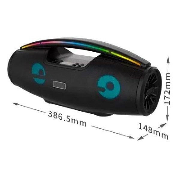 Портативна музична Bluetooth колонка з мікрофоном B100