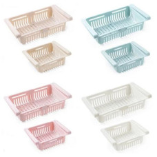 Раздвижной пластиковый контейнер для хранения продуктов в холодильнике storage rack