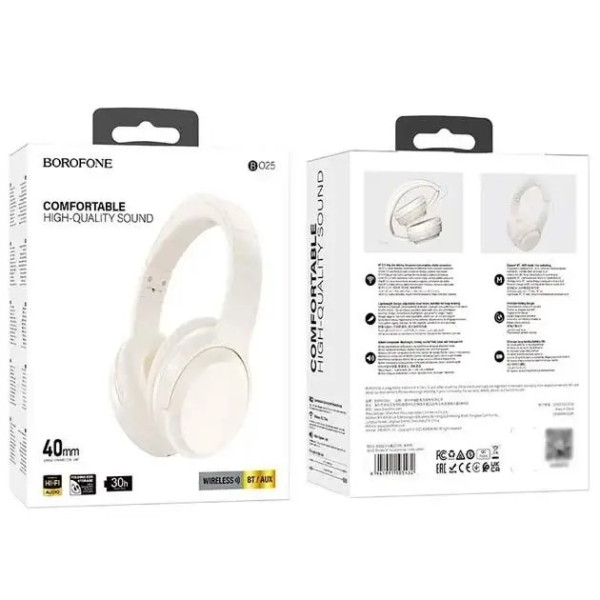Накладные Bluetooth наушники Borofone BO25 Rhyme