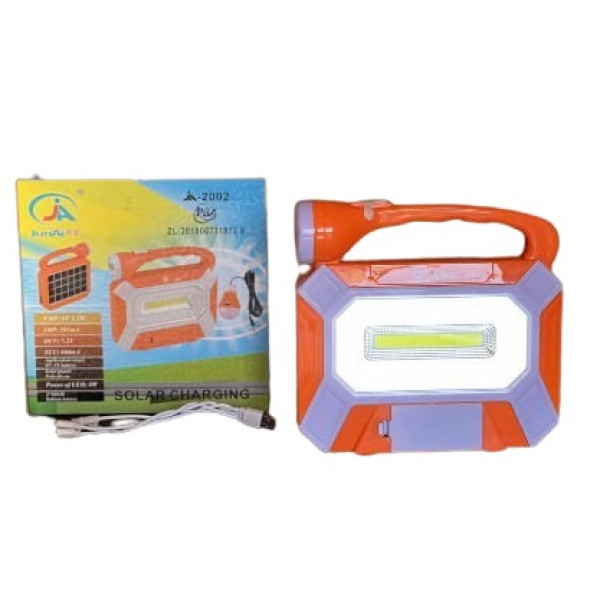 Переносний ліхтар із сонячною панеллю JA-2002 (з функцією Power Bank)