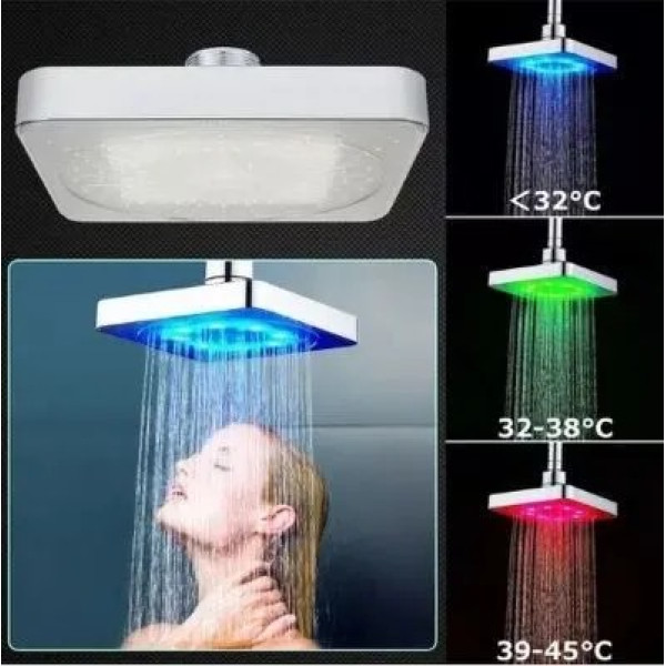 Насадка для верхнего душа с LED подсветкой (3 режима)