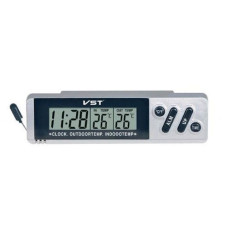 Автомобильные часы с термометром VST-7067